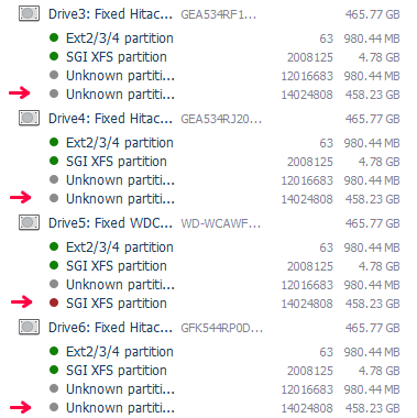 NAS Disks in Recovery Explorer